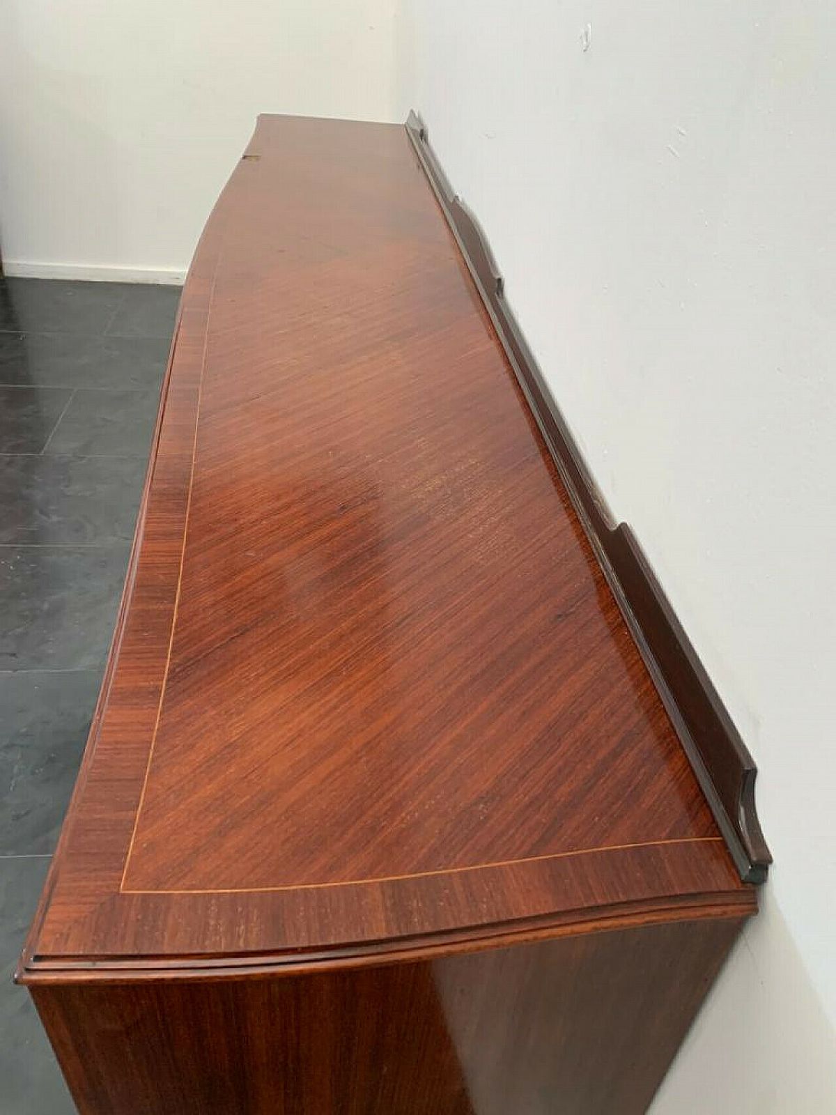 Inlaid Sideboard Attributed To Paolo Buffa For La Permanente Mobili Cantù, 1950s photo Furniture