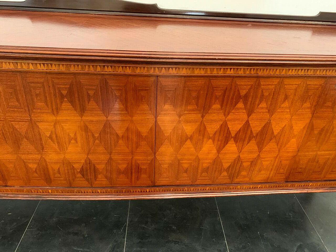 photo furniture Inlaid Sideboard Attributed To Paolo Buffa For La Permanente Mobili Cantù, 1950s