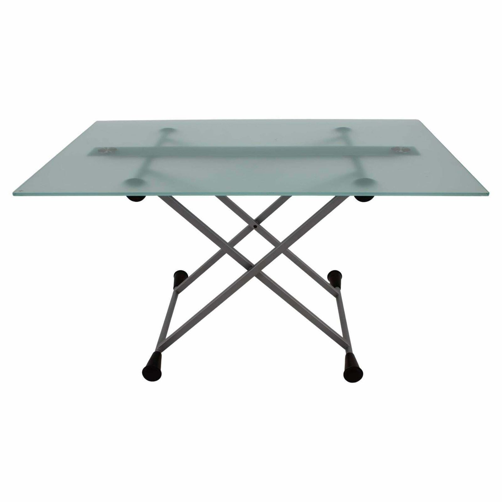 1990s Desalto Glass Elevator Coffee Or Dining Table, Italy