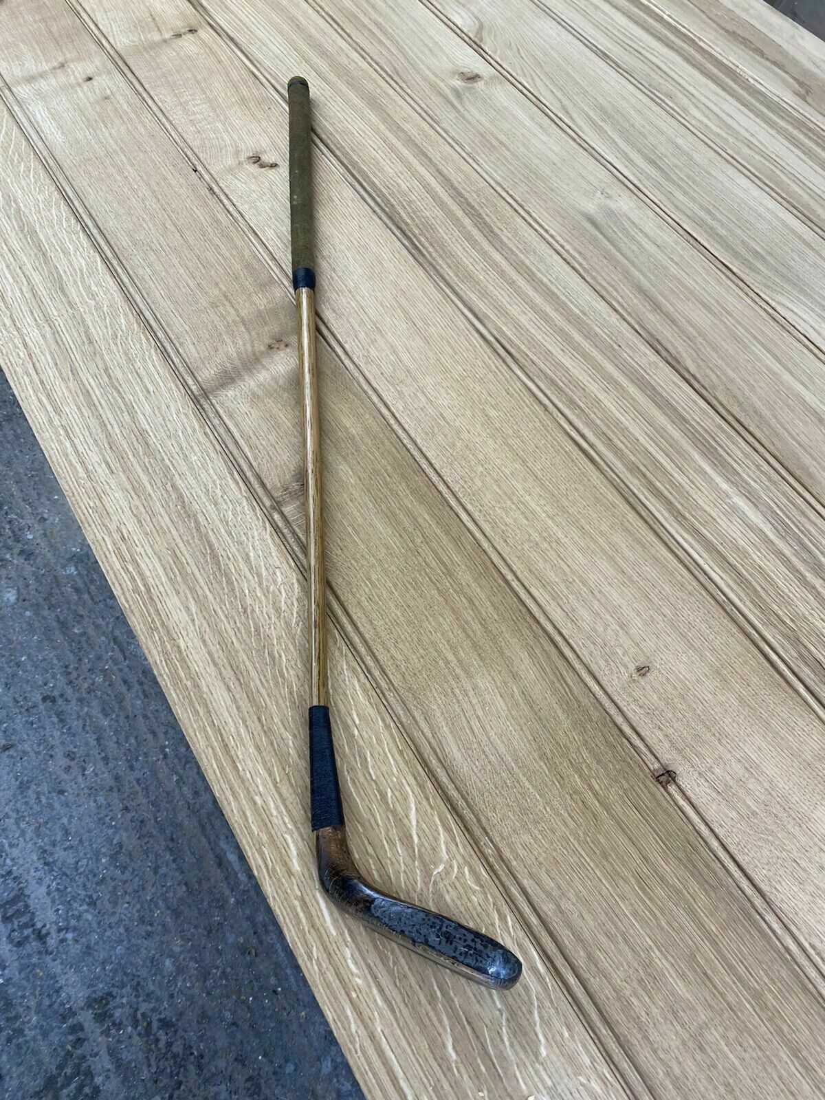 photo vinterior Antique Long Nose Hickory Putter Club Mcewan Golf Club C1860 Musselburgh