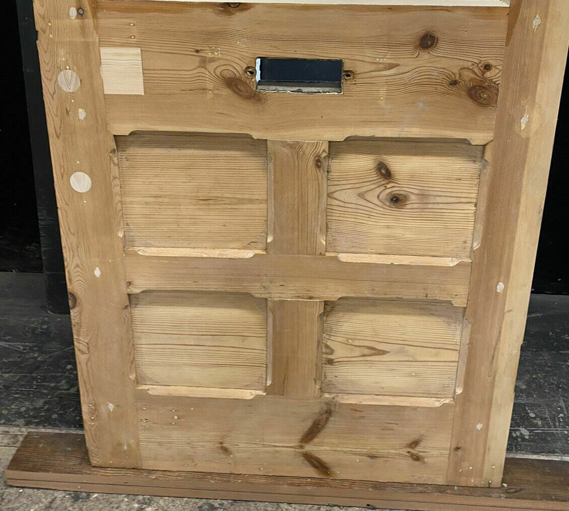 1947.0 Victorian Etched Glass Front Door Antique Period Salvage Reclaimed Old Refurb photo