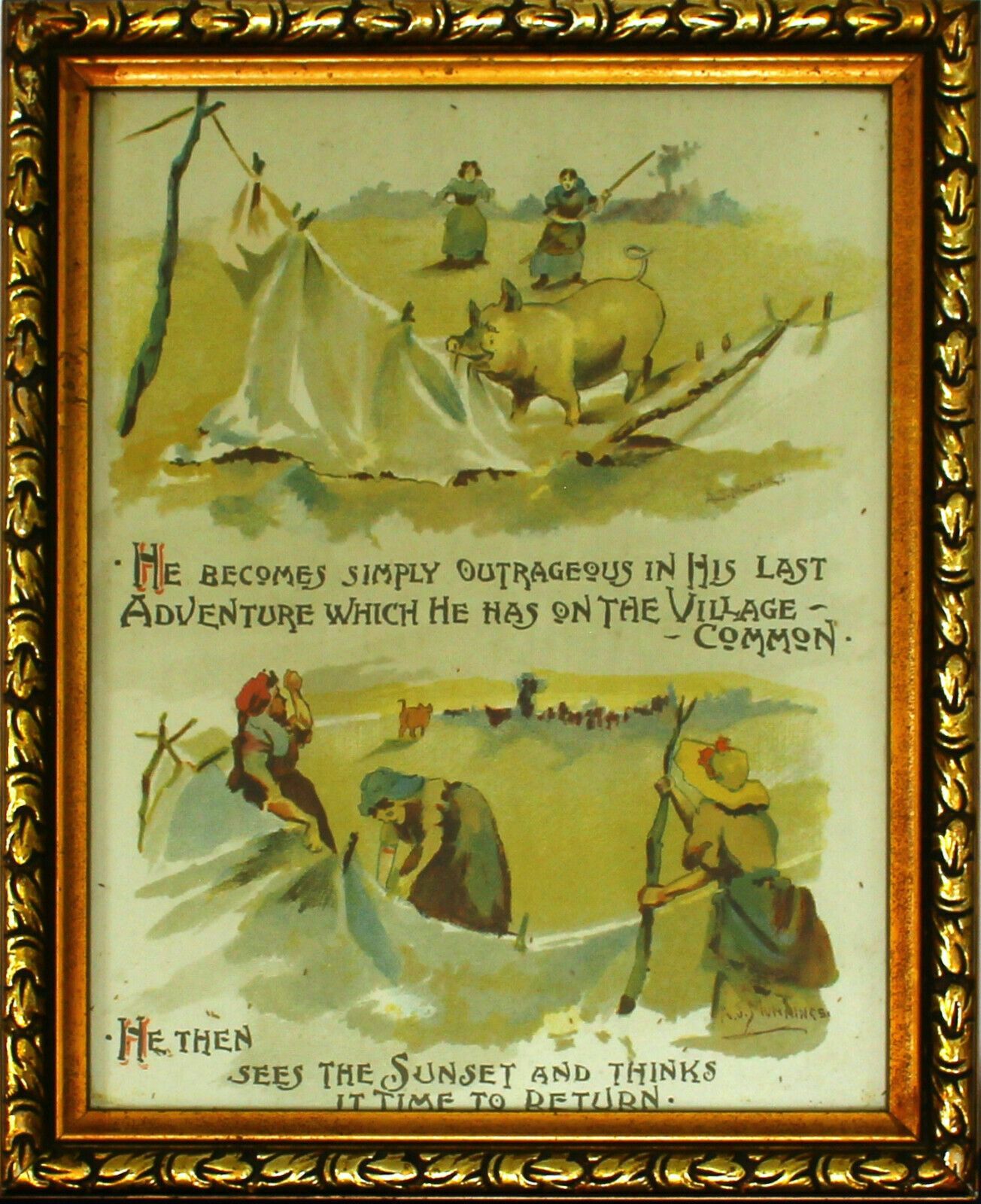 5 Prints Of Work By Alfred Munnings Produced To Accompany A Storybook