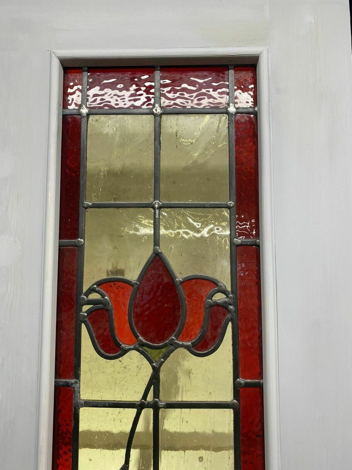 photo furniture Large Victorian Stained Glass Front Door Old Reclaimed Antique Glass Period Lead