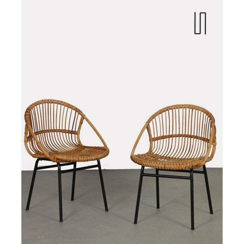 Pair Of Vintage Armchairs By Jan Kalous For Uluv, 1960s