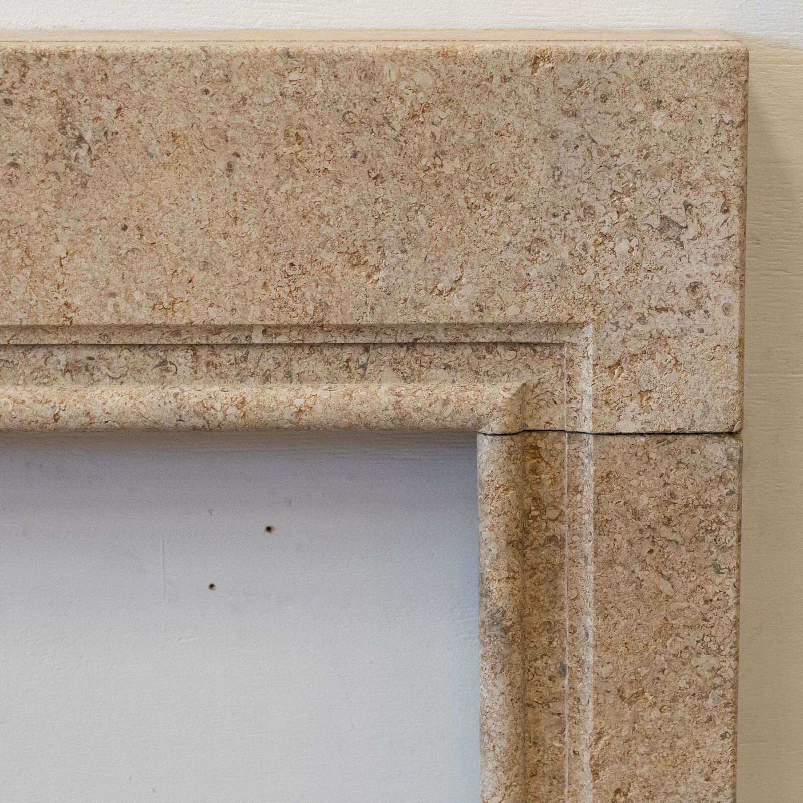 Reclaimed Antque Art Deco Stone Bolection Fireplace Surround photo vinterior