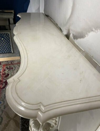 photo for sale Rarest Louis XV Marble Antique Fire Surround Fireplace Reclaimed Hearth Royal