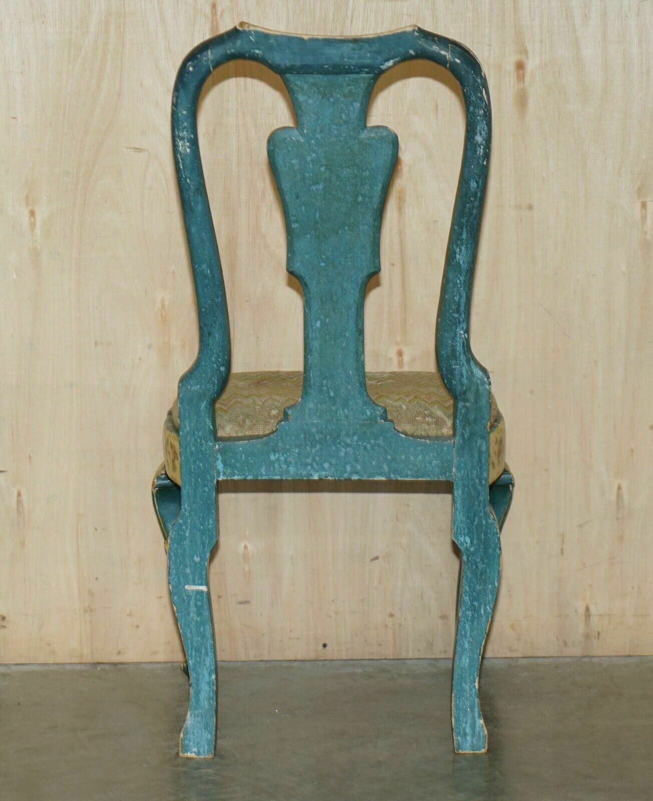 photo buy Pair Of Antique Regency Chairs & Matching Table From Glenalmond Estate Scotland