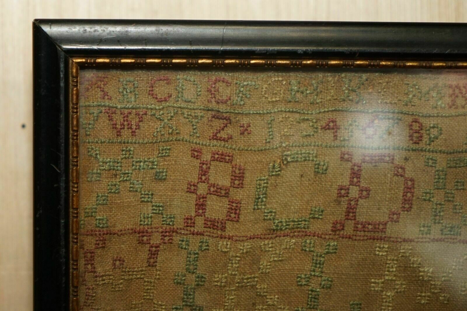 Antique 1747 Mary Campbell Of Scotland George II Needlework Sampler photo for sale