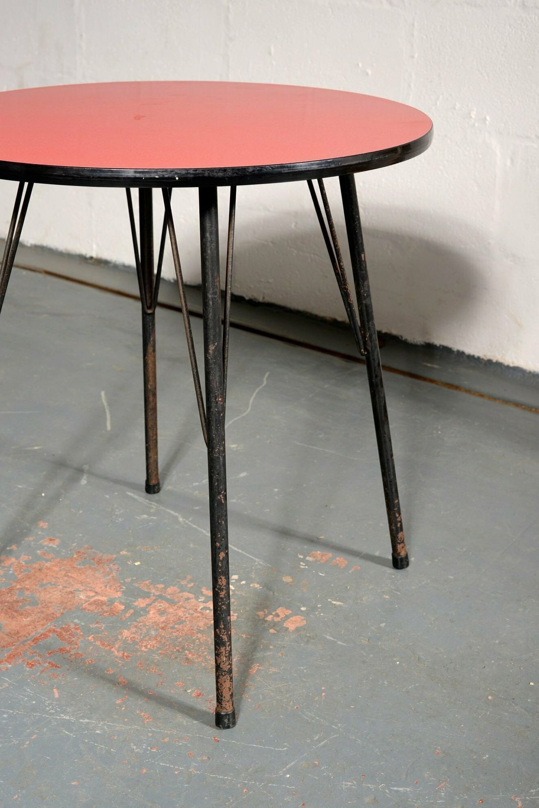 A Robin Day Rd1 Festival Of Britain Style Formica And Tubular Steel Cocktail Table By Lusty   1950's photo furniture
