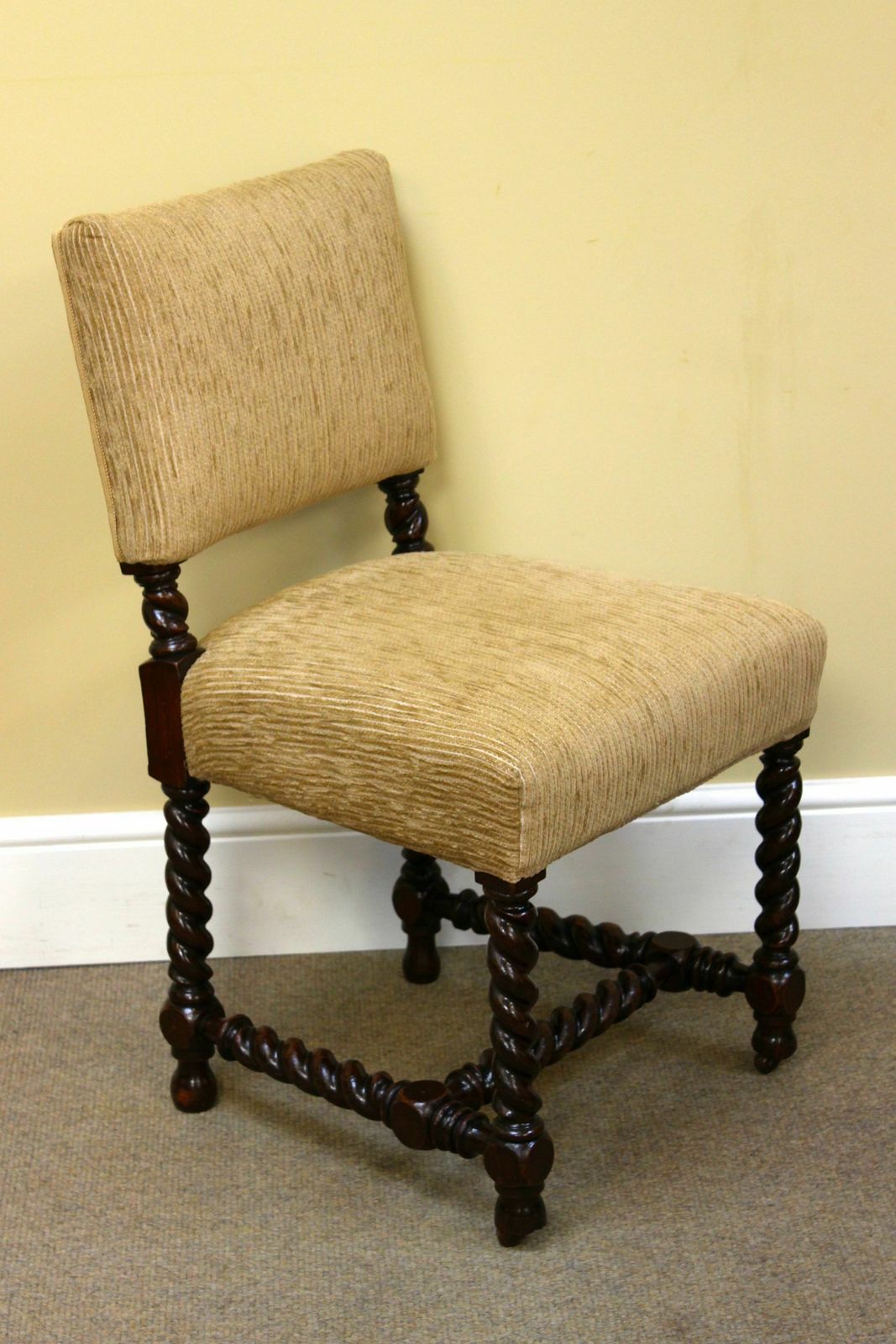 A Set Of Six 19thc. Ash Barley Twist Chairs photo 1250.0
