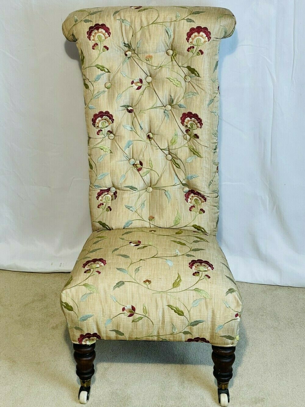 Victorian Prie Dieu Chair, 1800s photo for sale