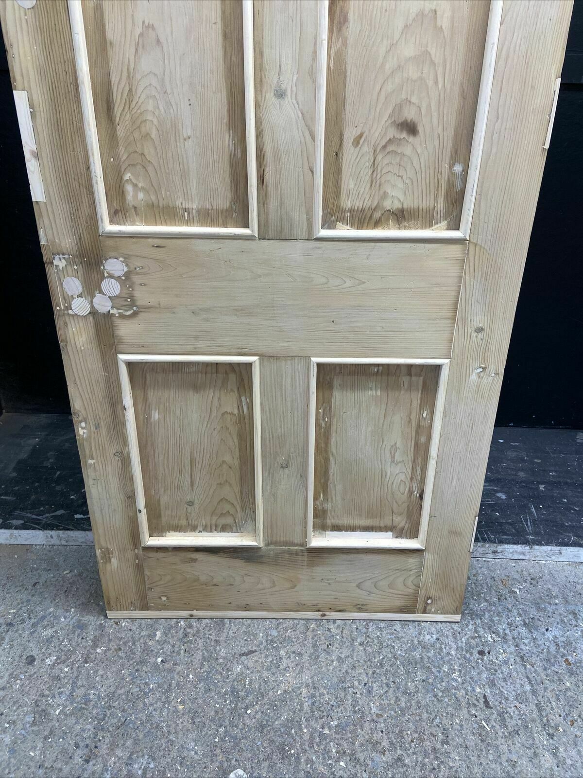 Tall Georgian Regency Front Door Period Old Reclaimed Antique Rebuilt Wood Pine photo for sale