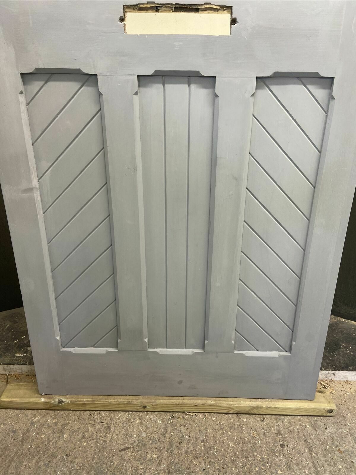 X Large Victorian Stained Glass Front Door Old Reclaim Antique Wood Arts Crafts photo 2301.0