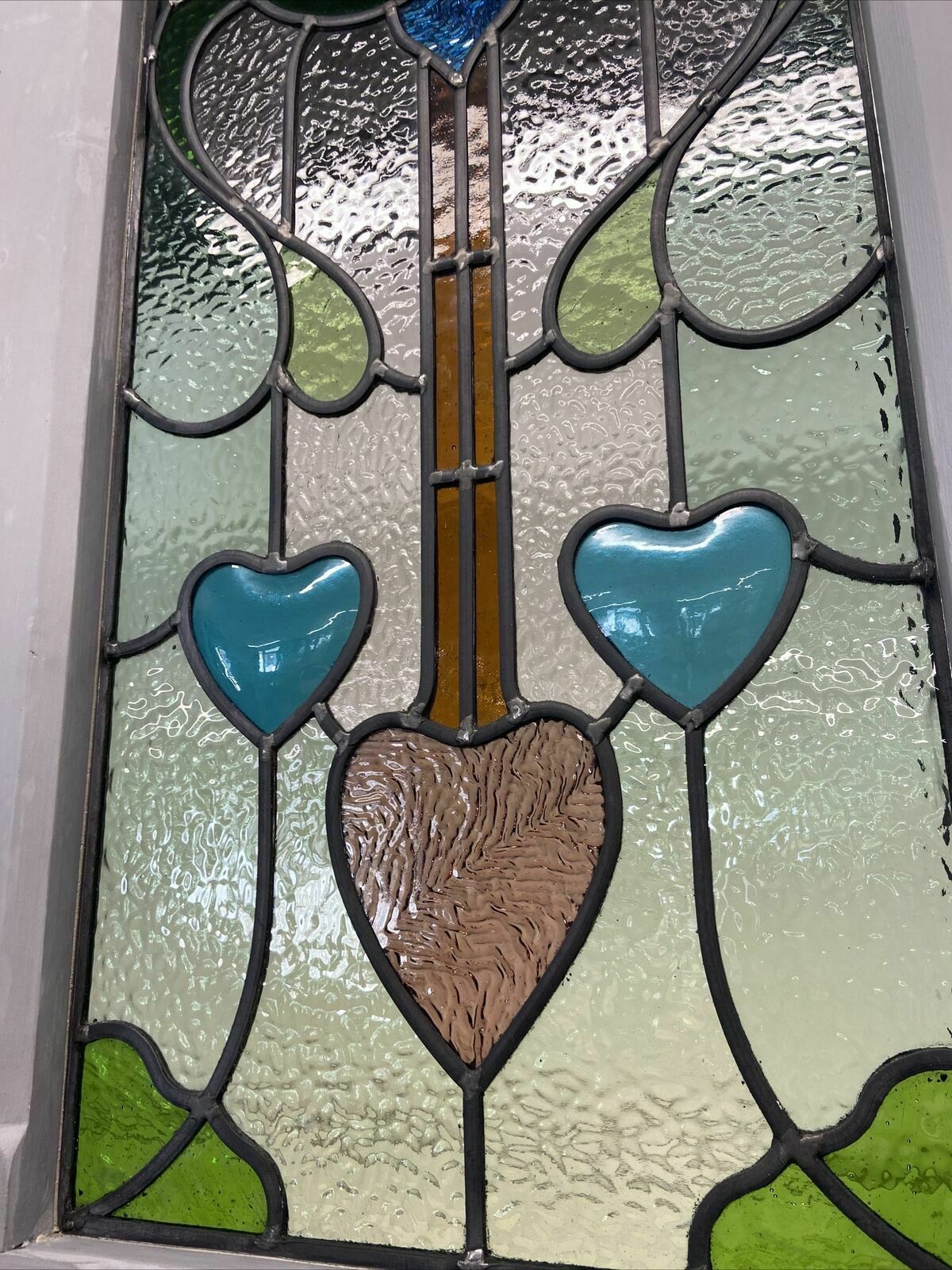 X Large Victorian Stained Glass Front Door Old Reclaim Antique Wood Arts Crafts photo buy