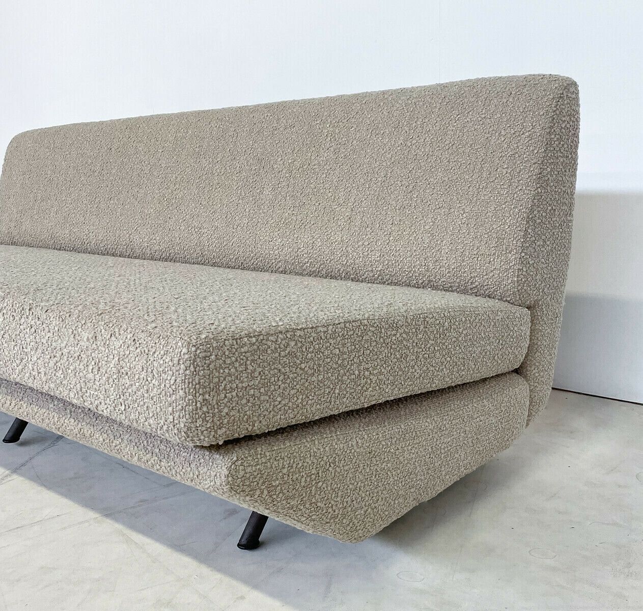 Mid Century Modern Boucle Sofa By Marco Zanuso photo 3720.0
