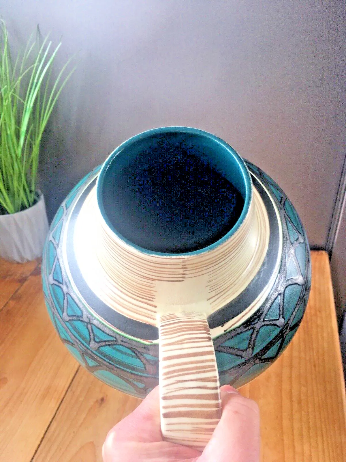 photo furniture Large 1960's Carstens Tonnieshof West German Pottery Floor Jug Vase 698 23 Retro