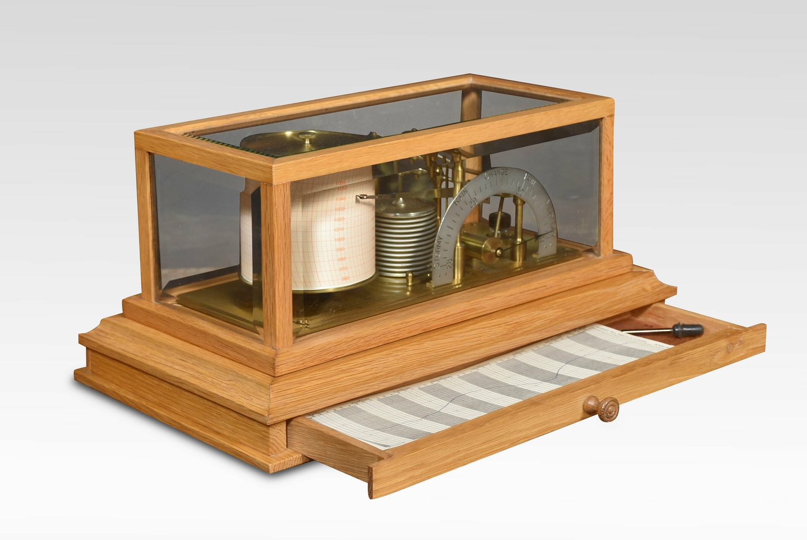Barograph And Barometer By Negretti & Zambra photo furniture