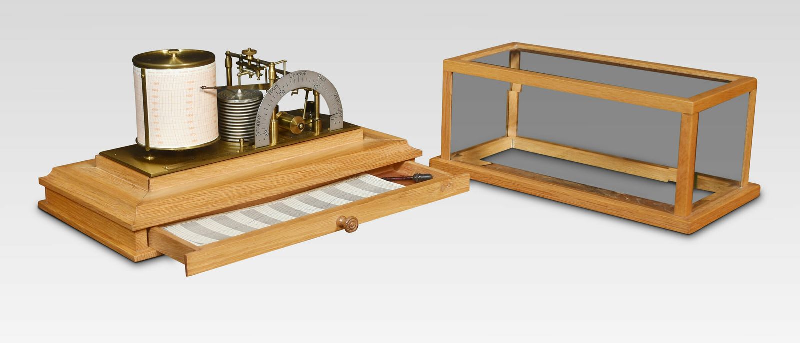Barograph And Barometer By Negretti & Zambra photo vinterior