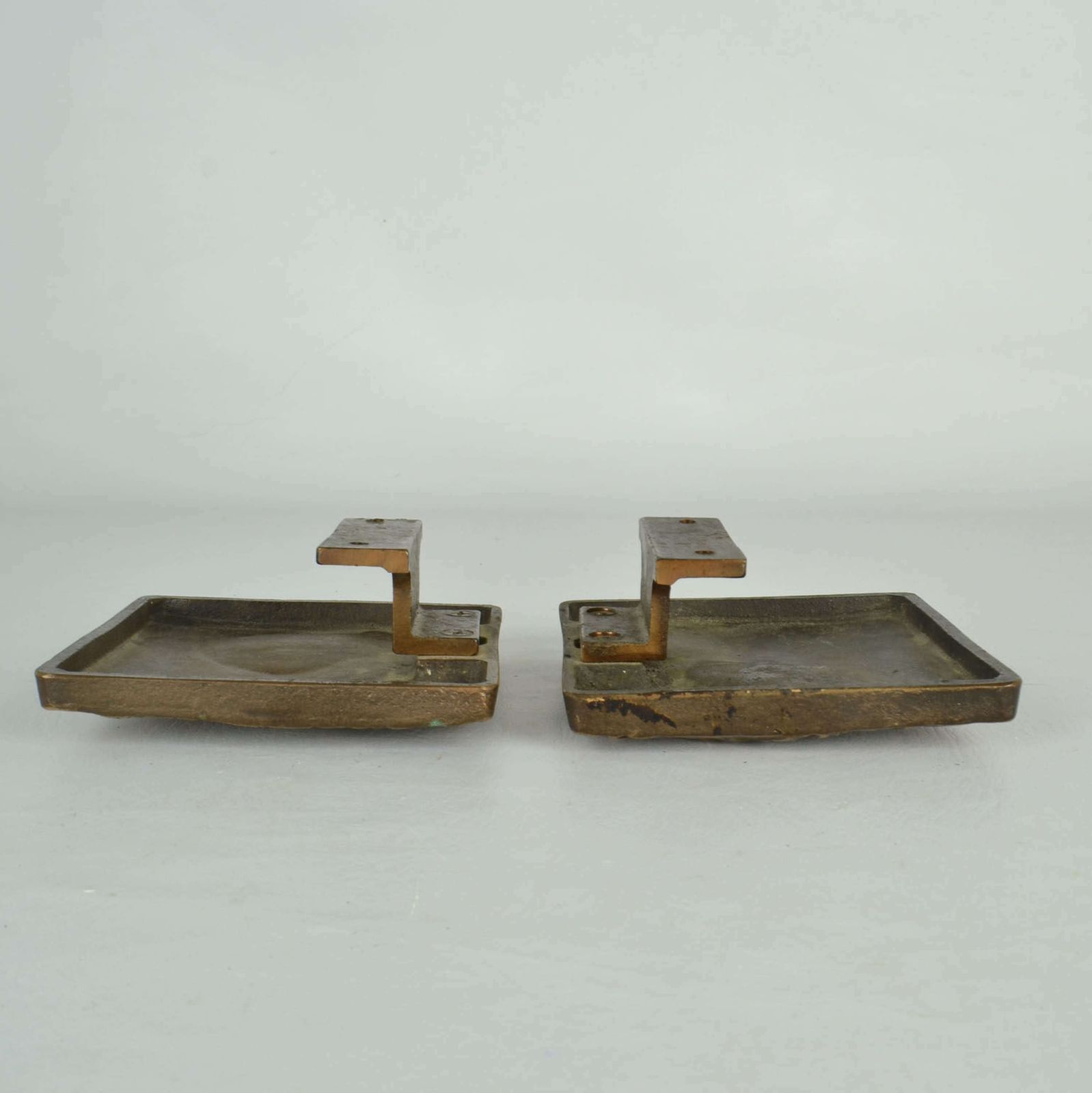 Three Push Pull Door Handles And Letterbox With Crater Relief photo 2750.0