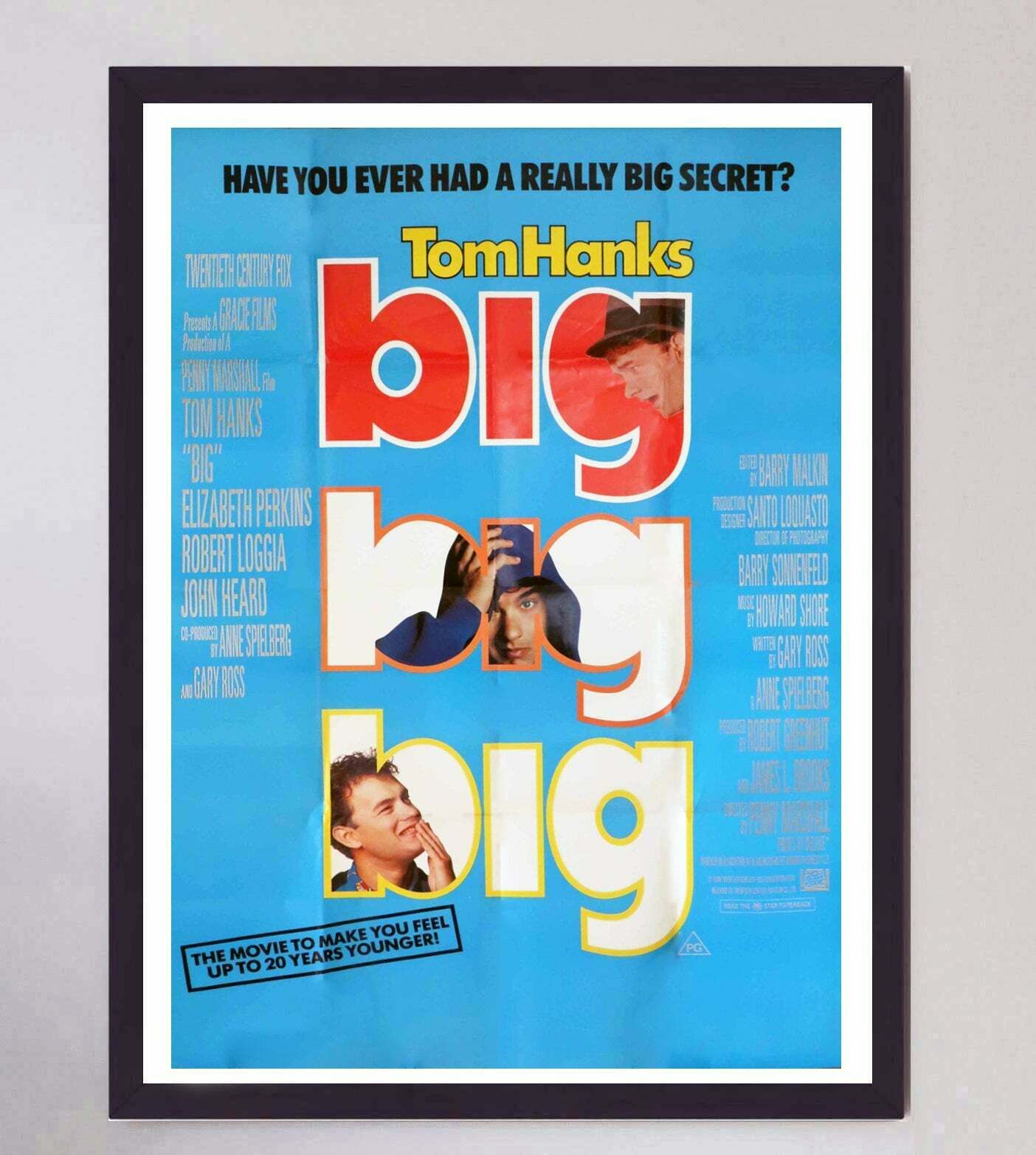 Big 1988 Original Vintage Poster photo furniture