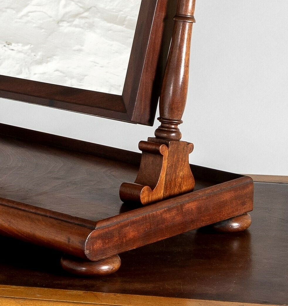 Superb Quality 1920s Antique Dressing Table Swing Mirror With Jewellery Counter photo furniture
