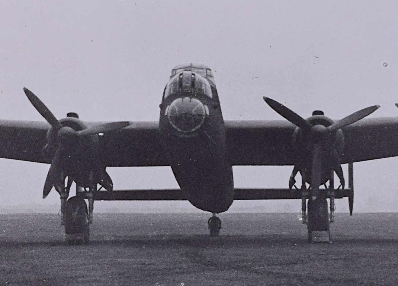 Avro Lancaster Bomber At Dispersal Point 1943 Original Silver Gelatin Photograph 1943 photo furniture
