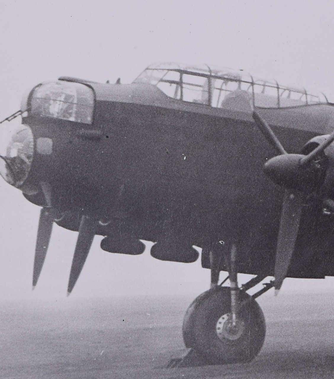 Lancaster Bomber Lily Mars 1943 Original Silver Gelatin Photograph I photo furniture