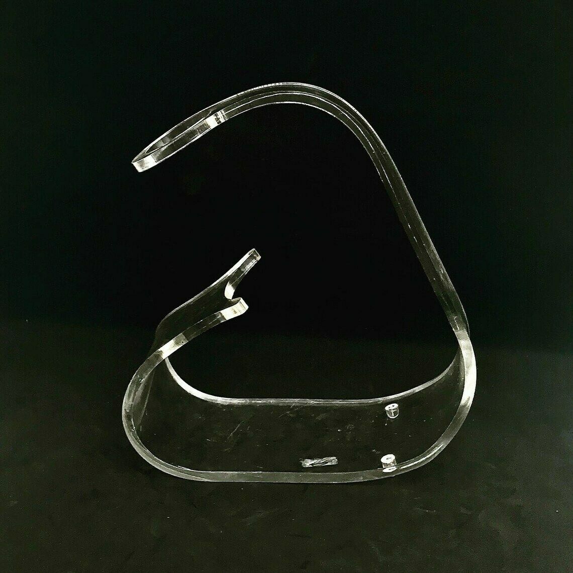 Wine Bottle Holder Vintage 70s Clear Acrylic Lucite Mod Design By Emson Mid Century Design 70s Single Rack Wine Bottle Beverage Display photo furniture