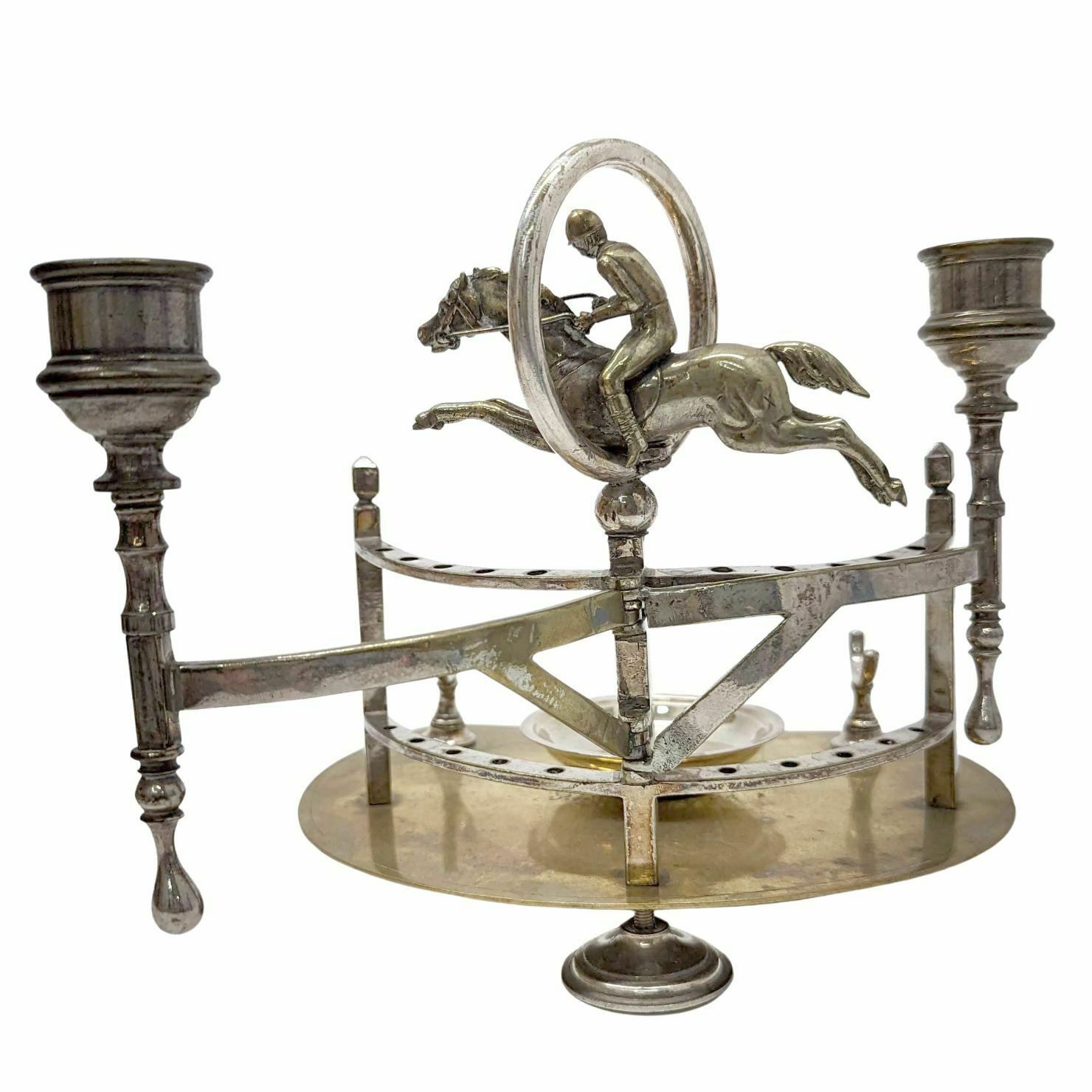 Inkwell In Bronze With Equestrian Decoration photo furniture