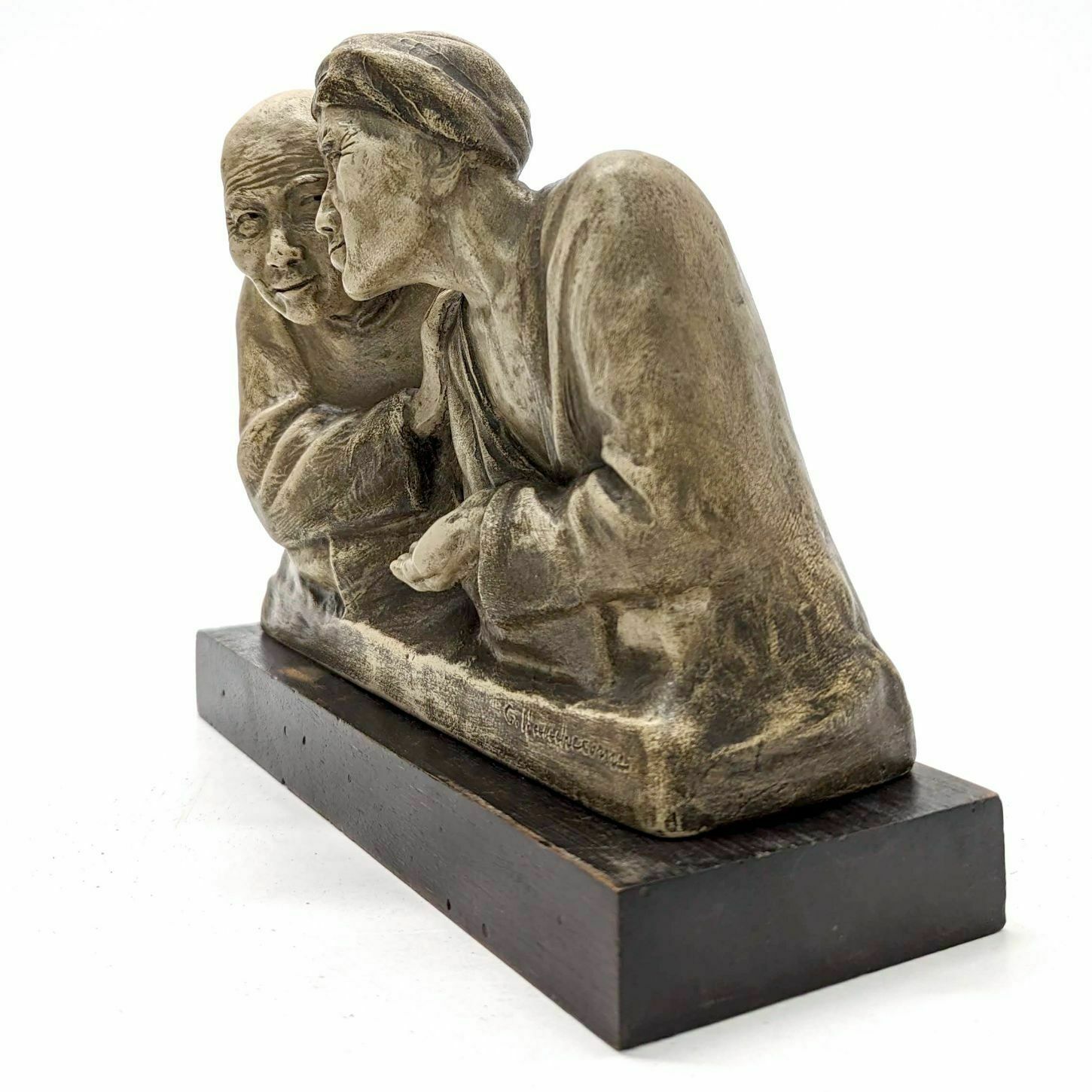 photo furniture Terracotta Bust Gaston Hauchecorne Early 20th Century