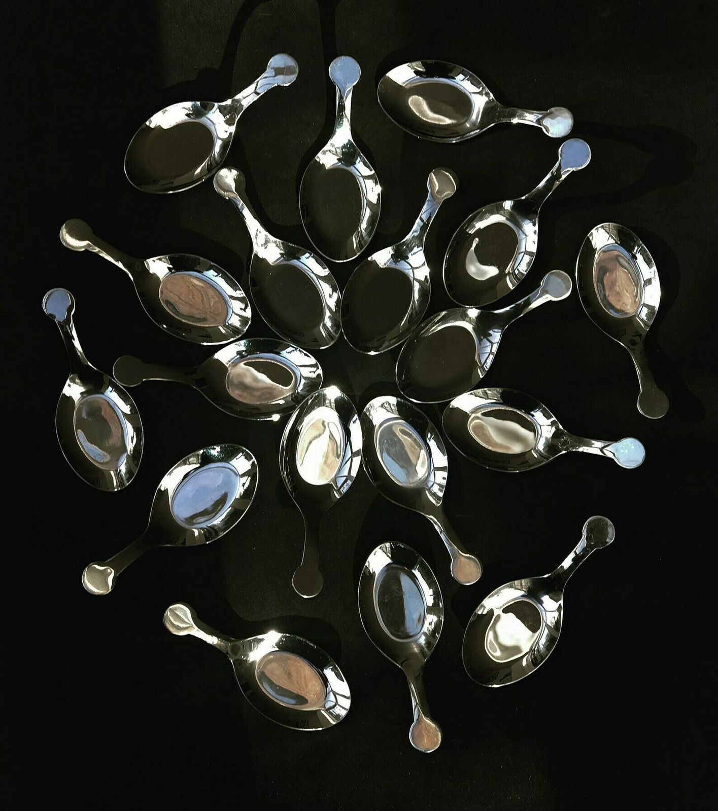 Vintage Appetizer Spoons Handle, Tasting Spoons, 1990s, Set Of 18, Gift For Hostess Appetizer Party photo furniture