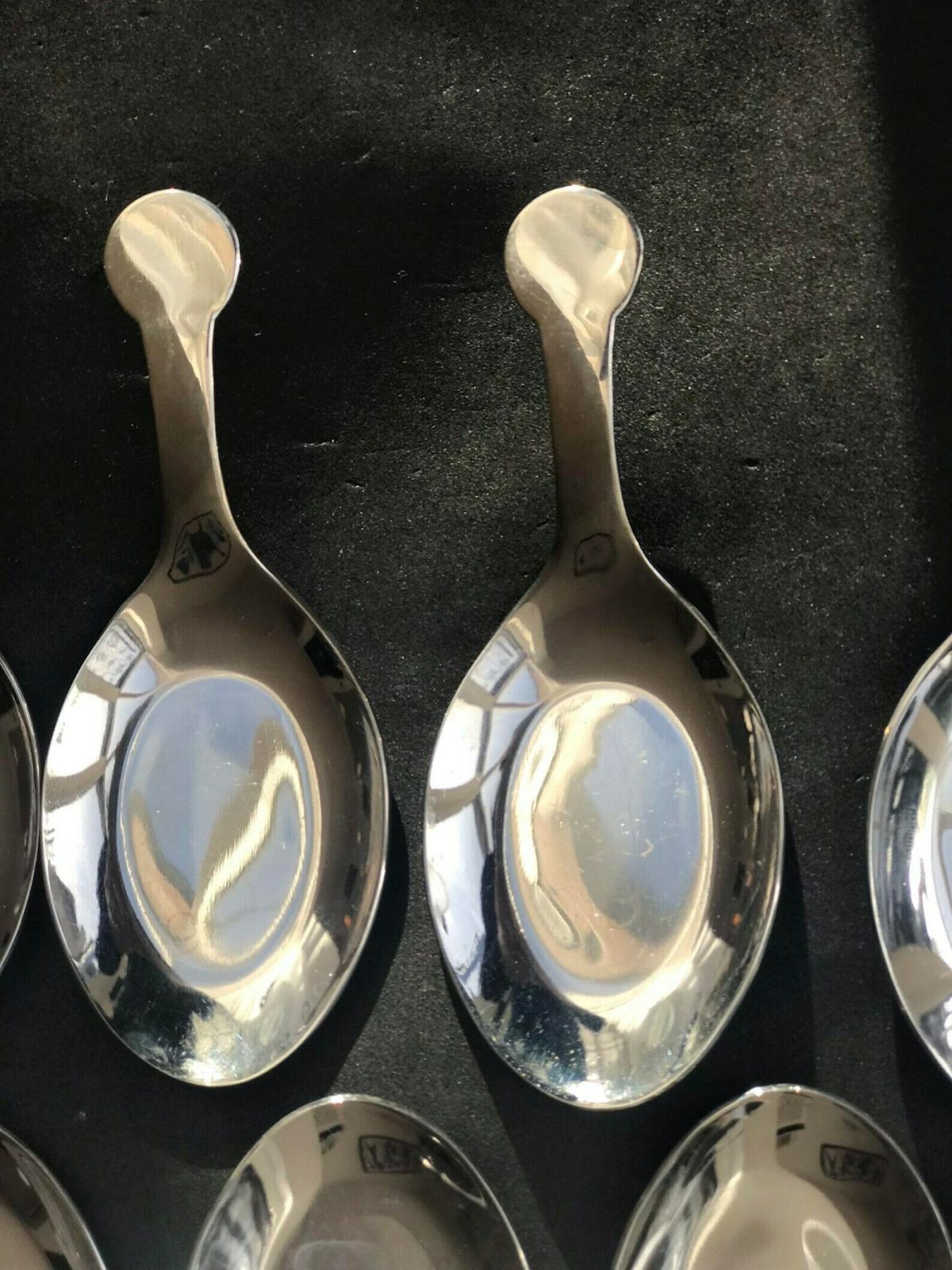 Vintage Appetizer Spoons Handle, Tasting Spoons, 1990s, Set Of 18, Gift For Hostess Appetizer Party photo vinterior