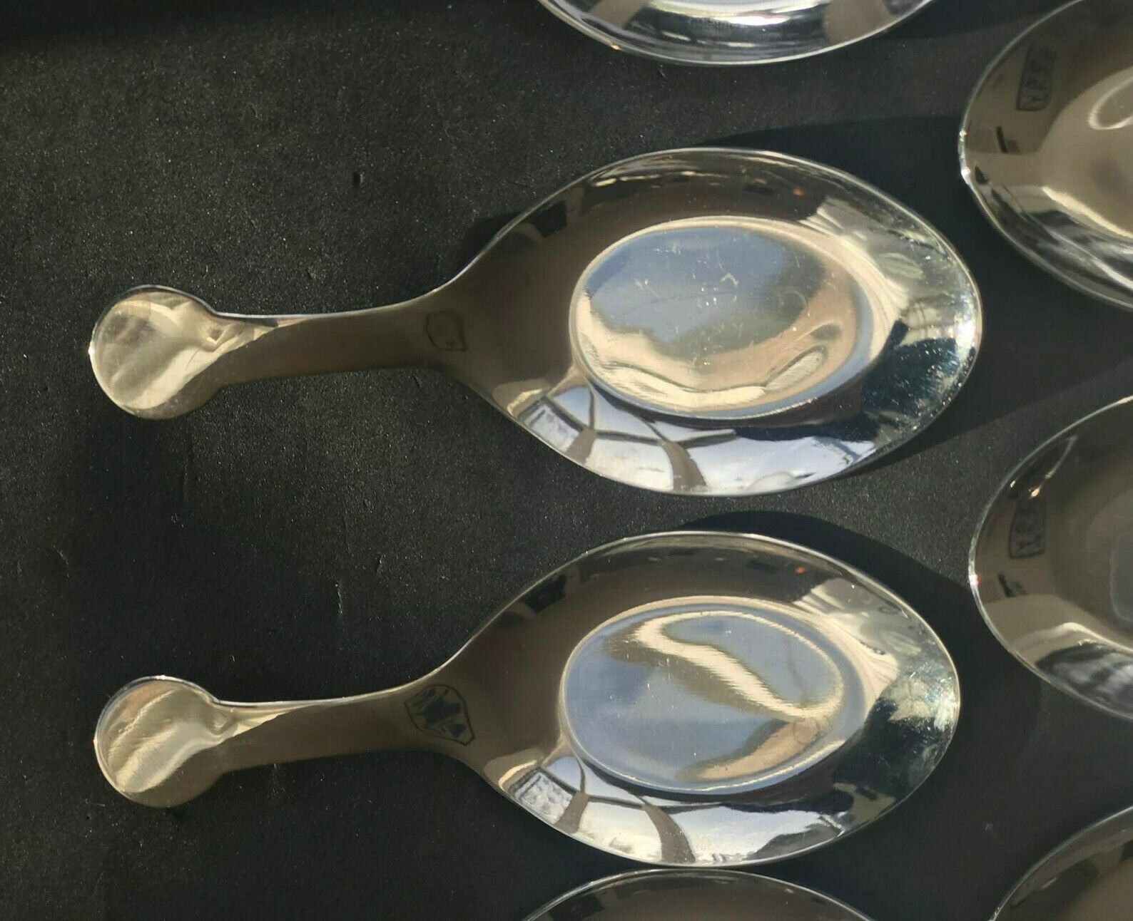 Vintage Appetizer Spoons Handle, Tasting Spoons, 1990s, Set Of 18, Gift For Hostess Appetizer Party photo vintage