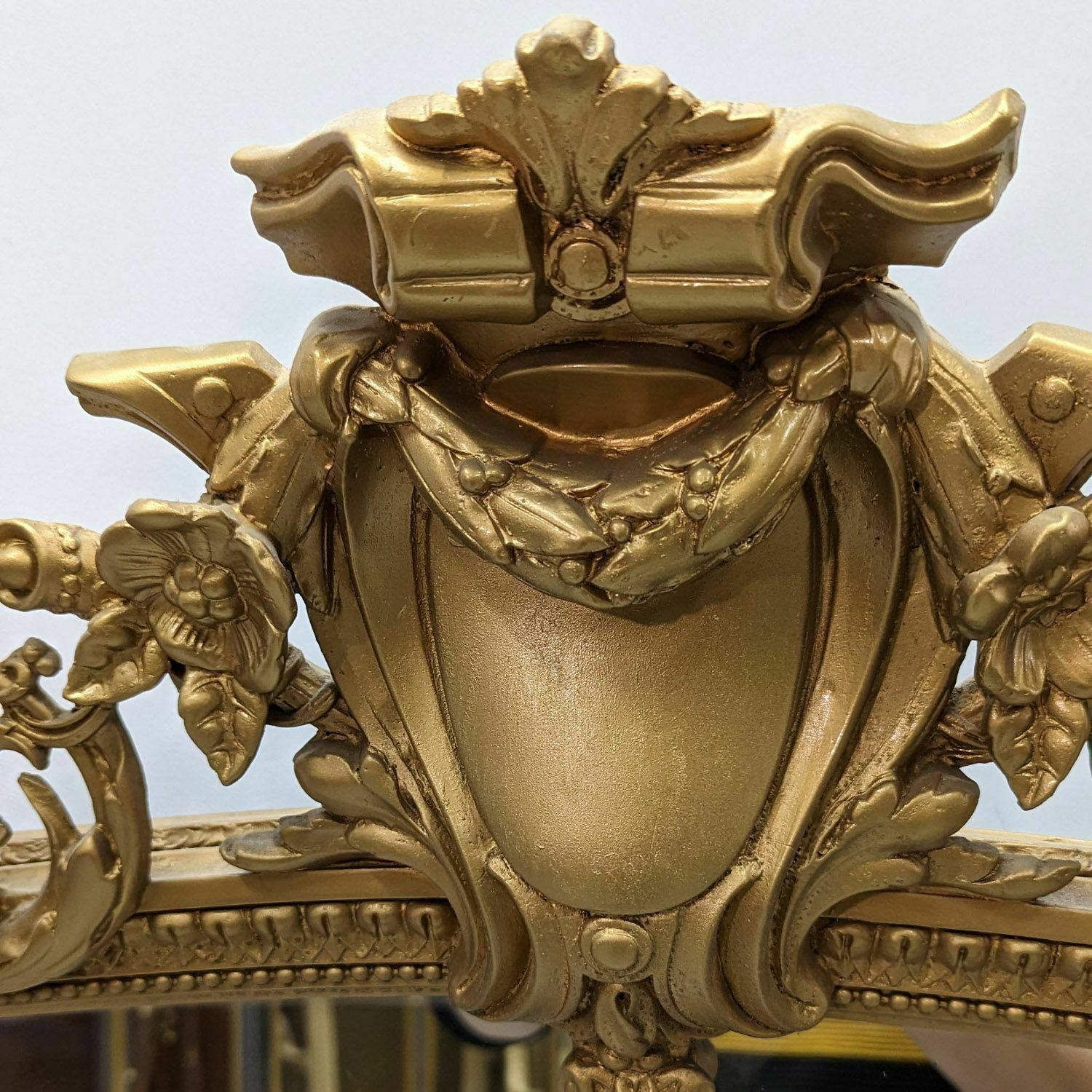Napoleon III Wood And Stucco Mirror, 19th Century photo Home Decor