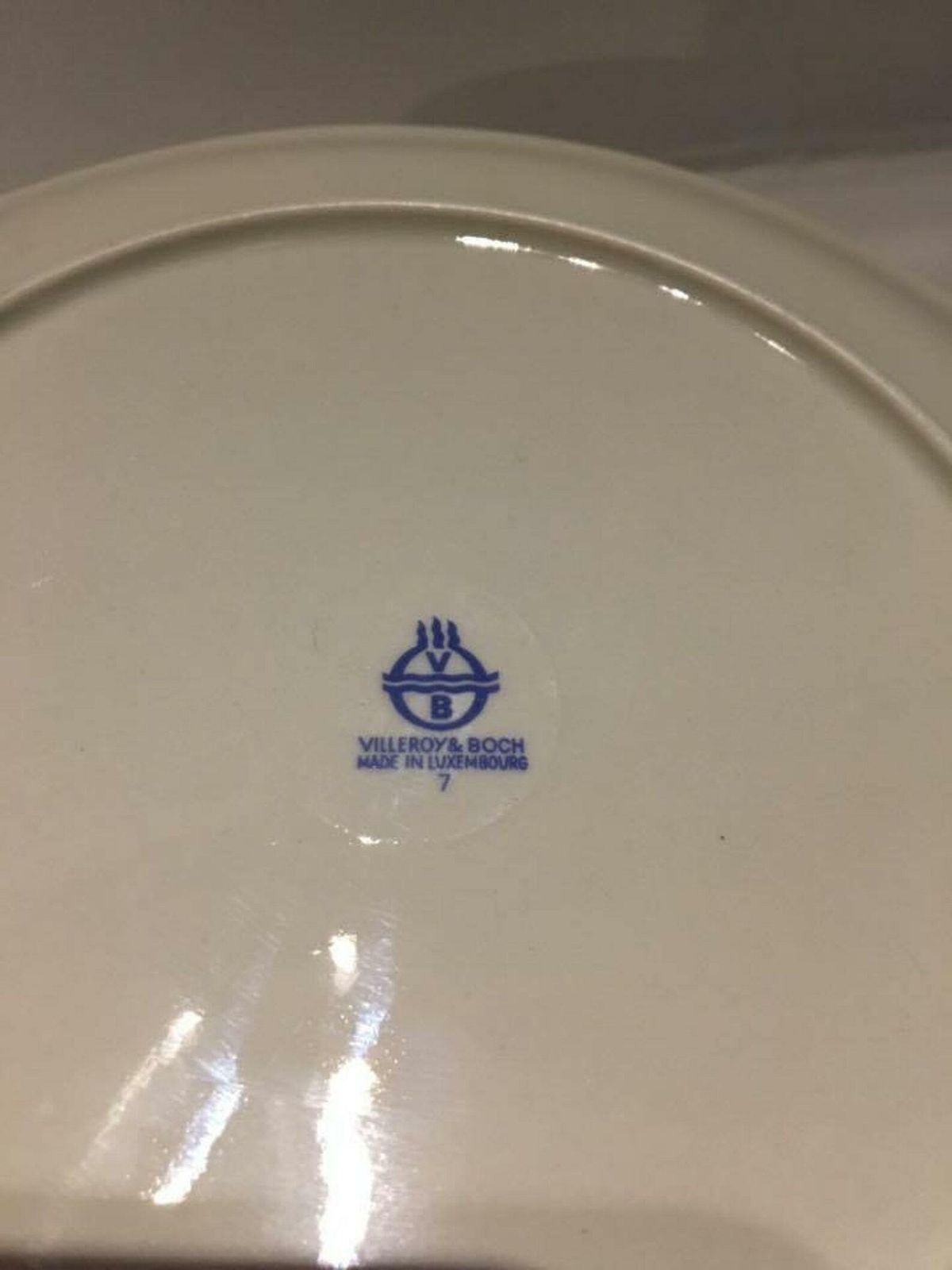 Dessertborden Set Van 8 Villeroy & Boch Borden, Dessertbord, Fruitbord, Saladebord Patroon Vil74 – Zeldzaam, Retro Borden photo Woonaccessoires