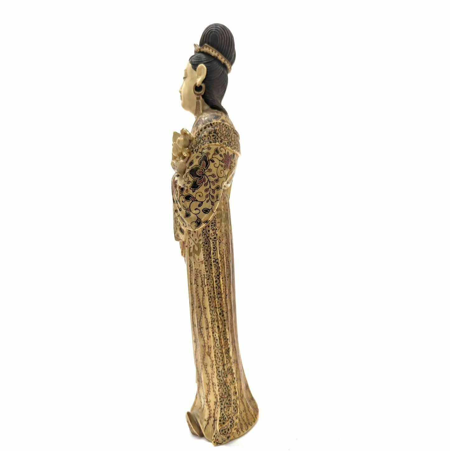 19th Century Ivory Statuette Of A Young Woman photo for sale