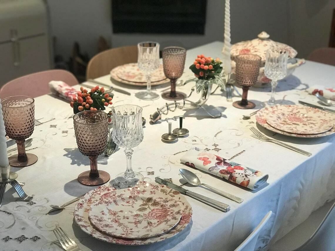 Johnson Brothers Soepterrine – Niet Meer Leverbaar Servies, Vervangend Tafelservies Wit/Roze, Engels Gegraveerd, Roze Tafeldecoratie, Antiek Engels photo 326.0