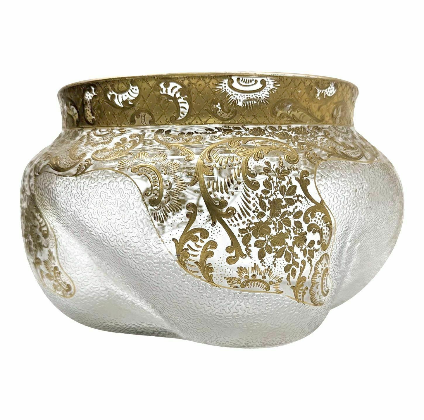Cup In Crystal Painted In Gold, 1900 Period In The Style Of The Crystal Staircase photo 707.0