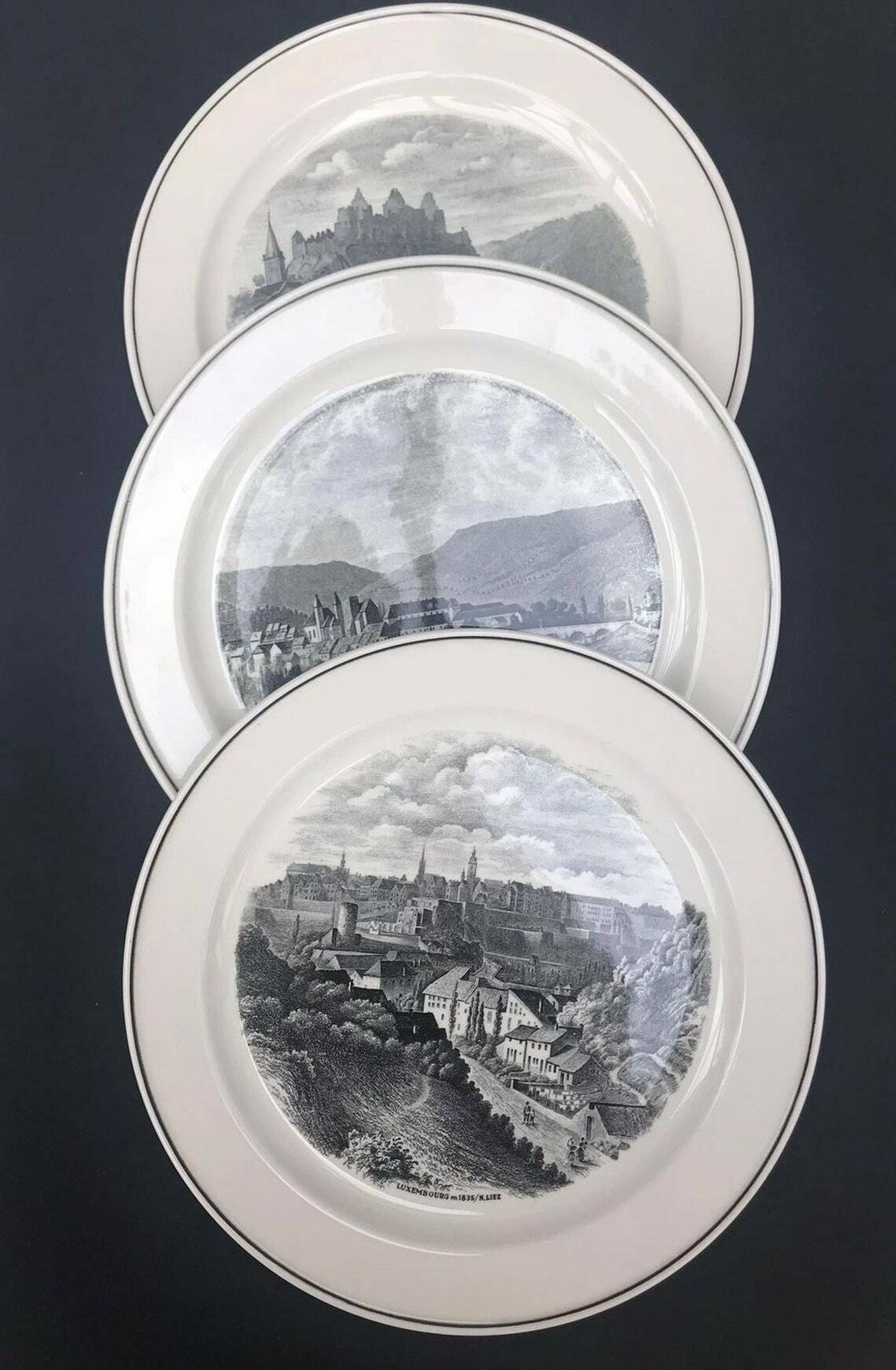 3 Villeroy & Boch Dinner Plates Boch Septfontaines J B Fresez Collectable China Replacement Vintage Dinnerware Dish, Discontinued China photo for sale