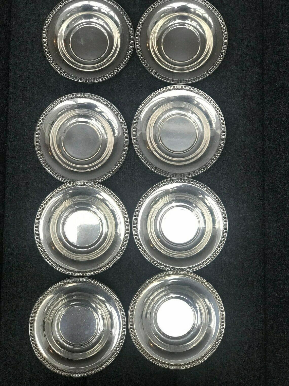 Ice Bucket Silver Plated And 8 Small Tapas Plates Wiskemann Belgium Bar Cart Decor Bar Tools Gift For Him Appetizers Dish Coasters Christmas photo 213.0
