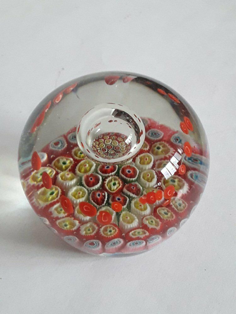 Millefiori Murano Glass Paper Weight
