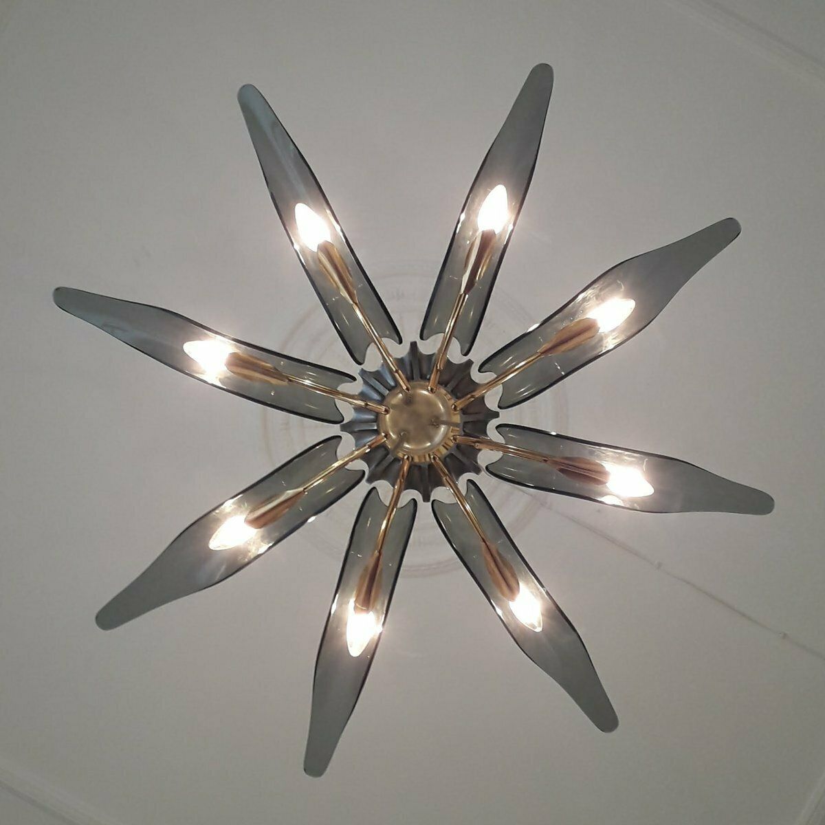 Dahlia Chandelier By Max Ingrand For Fontana Arte, 1954 photo 10000.0