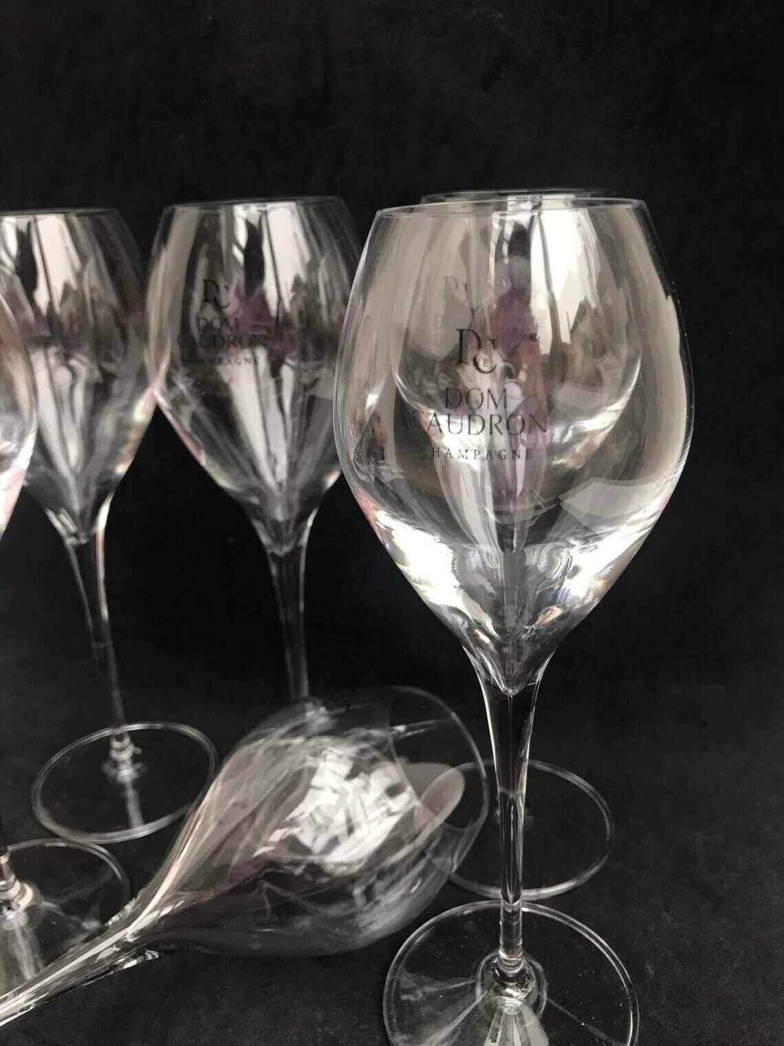 Home Decor Vintage Champagne Coupes Flutes Toasting Glasses, French Glassware, Celebration Glassware Wedding Glasses Luminarc Regency photo