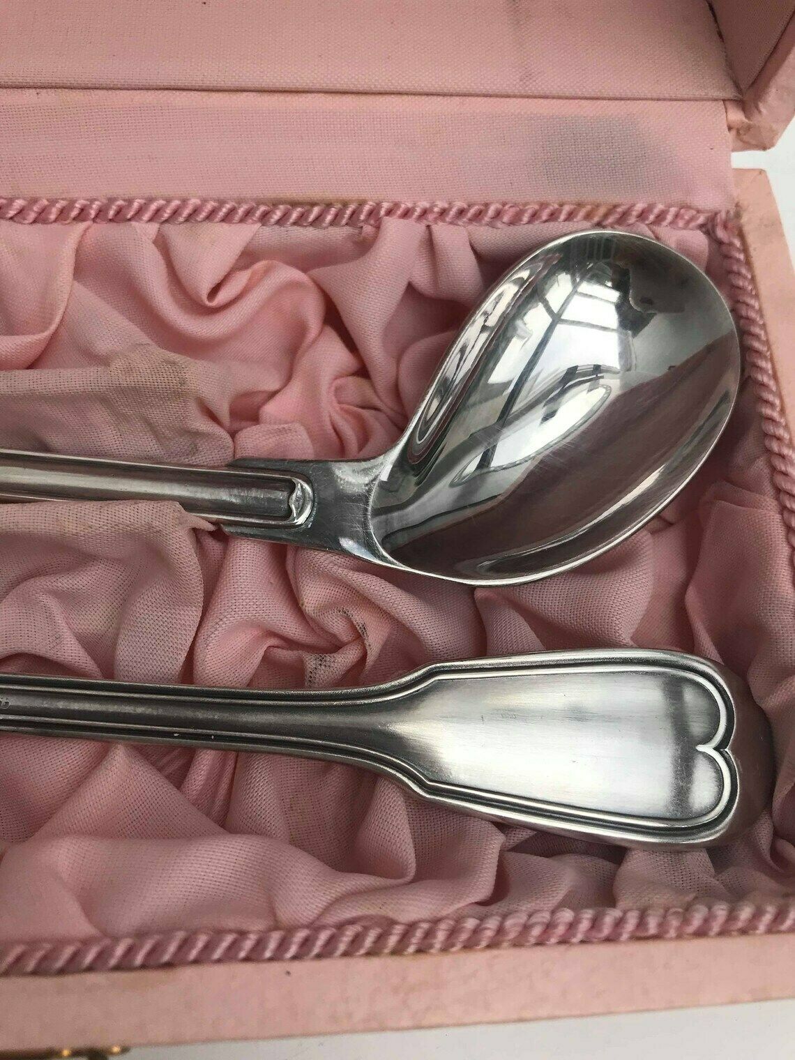 Couverts pour bébé vintage, cuillères pour enfant, couverts de baptême, cadeau de naissance photo 118.0