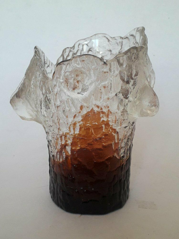Glass Vase By Pertti Santalahti For Kumela, 1970s