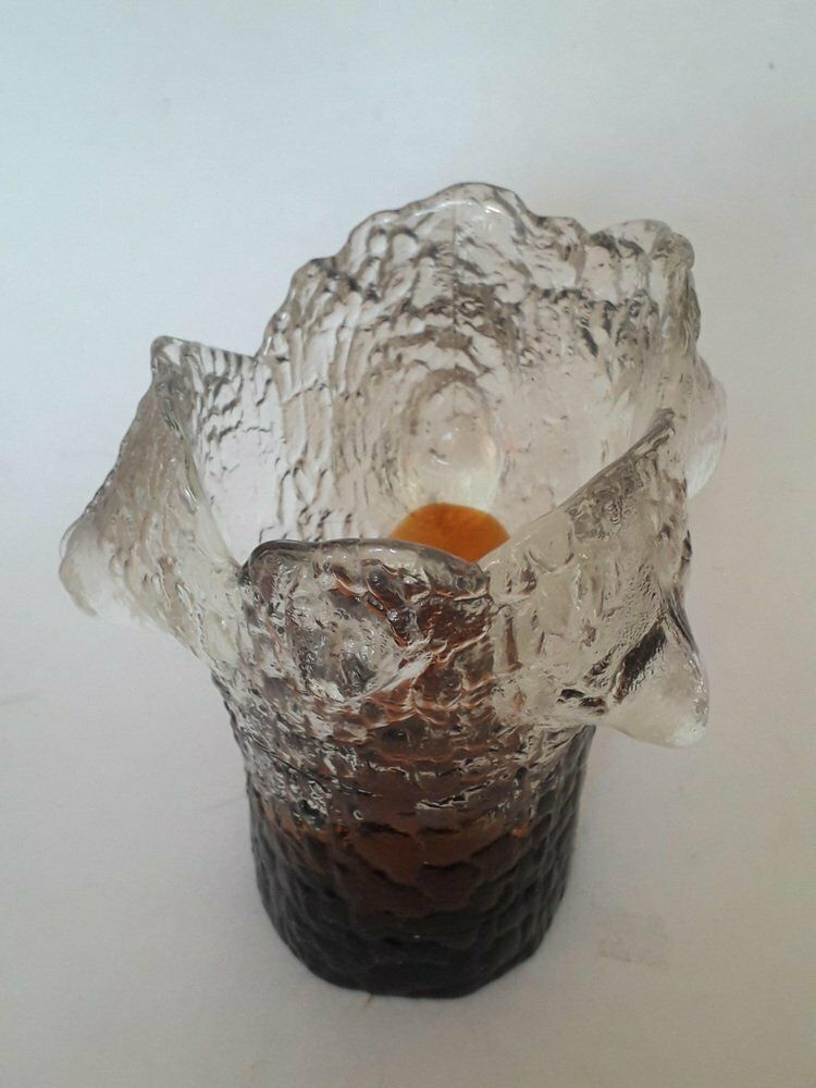 Glass Vase By Pertti Santalahti For Kumela, 1970s photo Home Decor