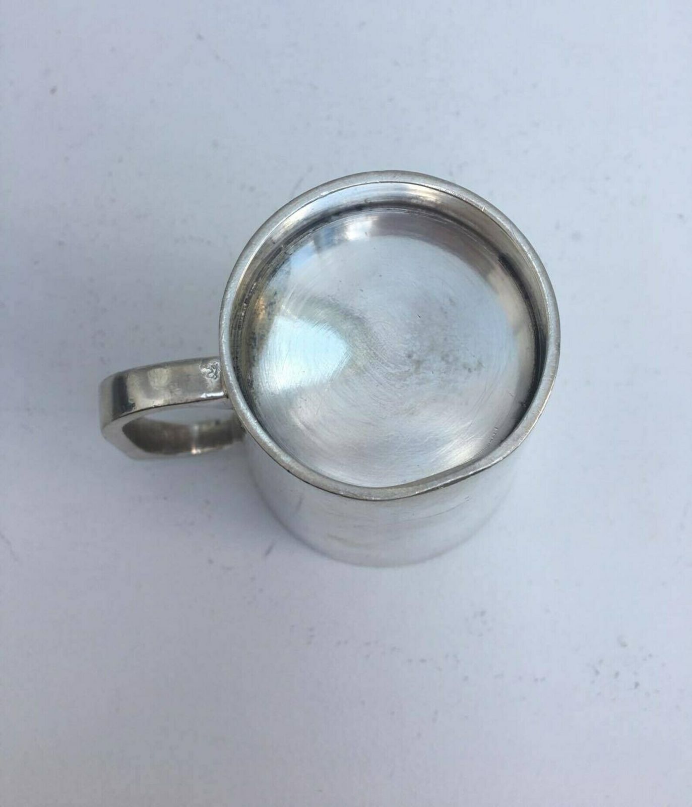 Mug Silver Plated Art Deco Cup Metal Mug, Hot Chocolate Mug, Chocolate Cup, Silver Cup, Silver Mug,Art Deco Breakfast , Belgium By Pierard photo buy