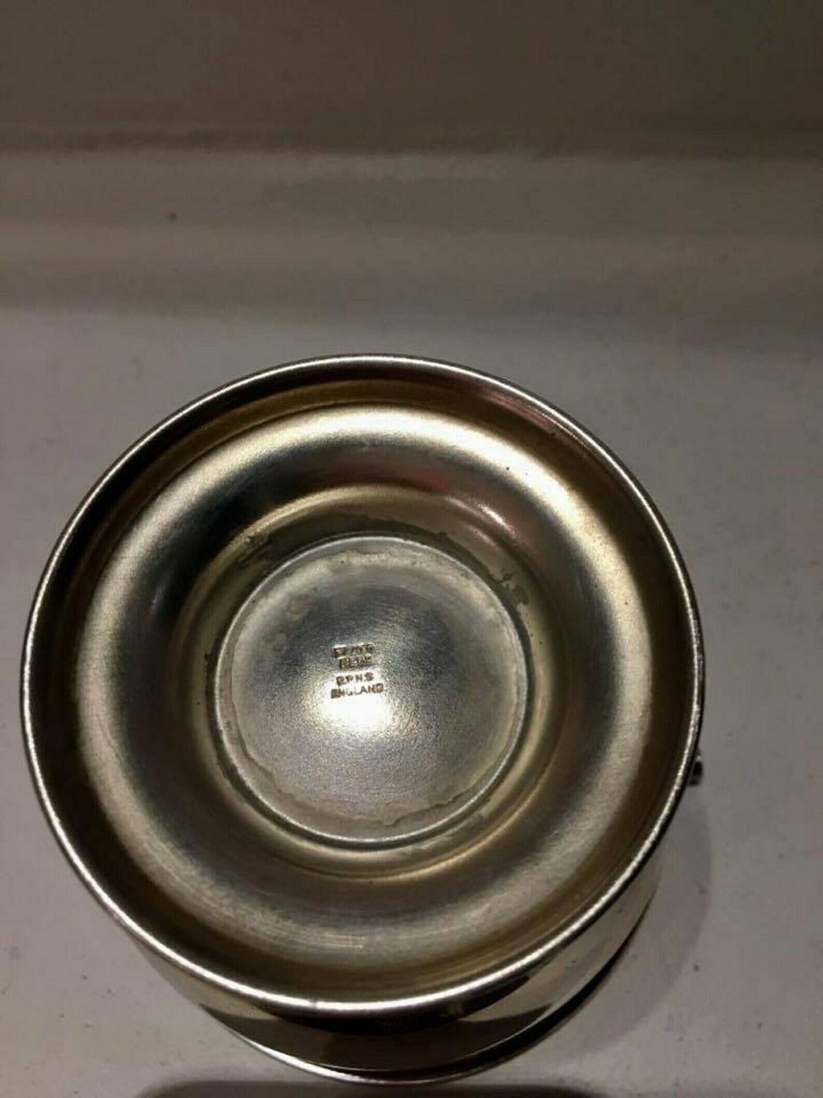 Small Basket Epns English Silver Plated Ring Dish Sweet Dish Basket Made In England, Geometrical Design Candy Bowl Vanity Decor Basket photo vinterior