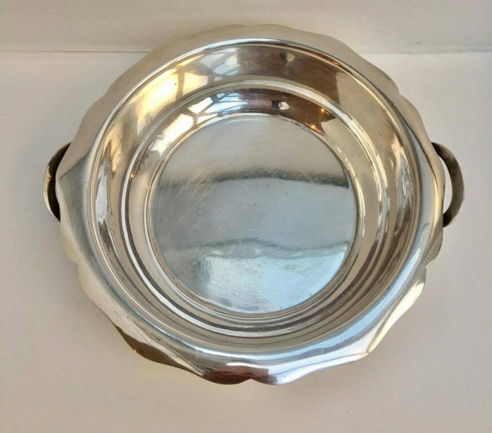 Serving Lidded Dish, Vegetables Plate, By Denayer, Silver Plated. 1960, Made In Belgium photo furniture