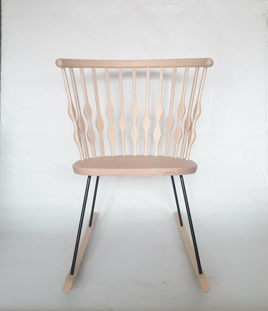 Nub So1454 Rocking Chair By Patricia Urquiola For Andreu World, 2010s photo Furniture
